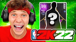 My First NBA 2K22 Pack Opening Was INSANE [upl. by Argela]