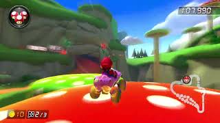 Mushroom Gorge Gap Jump Shroomless AND no mini turbo 200cc [upl. by Nickolai591]