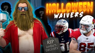 Halloween Show  Week 9 Waivers  Fantasy Football 2023  Ep 1493 [upl. by Ailongam]