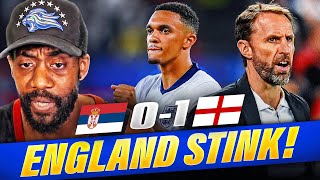 TREACHERY GET TRENT OUT OF OUR MIDFIELD  Serbia vs England  MATCH REACTION [upl. by Silin]