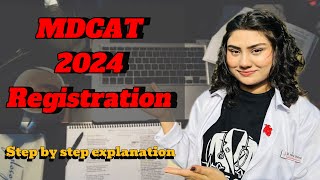 MDCAT 2024  Registration  MDCAT preparation  MBBS  MDCAT topper  Mdcat registration [upl. by Mazonson]