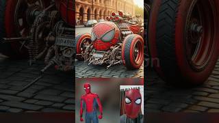 superheroes but steampunk car 😱🔥Marvel amp DCAll Characters marvel avengersshortsrobot [upl. by Aizahs116]