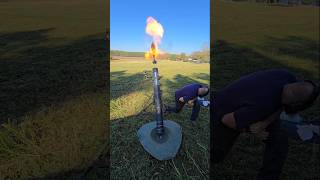 💥 FIRST FIRING 💥 of LARGEST CIVILIAN OWNED MORTAR in USA  120mm Artillery military army edc USA [upl. by Ball]