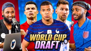 WORLD CUP DRAFT CHALLENGE Ft Mbappe Ronaldo amp Messi [upl. by Rinaldo]