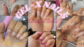 Gel X Nail Extensions Overlay Method💅✨  Builder Gel Nails nailtutorial nailtech tutorial [upl. by Nidnarb44]