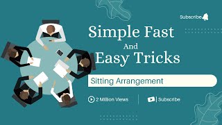 Sitting Arrangement Trick  NTPC Sitting Arrangement  BSSC  SSC GD  RPF SI  SSC With Ravi [upl. by Lipcombe]