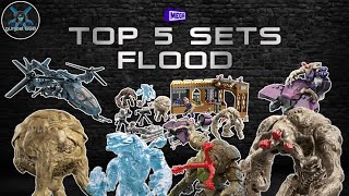 TOP 5SETS DEL FLOODHALO MEGA [upl. by Mesics486]