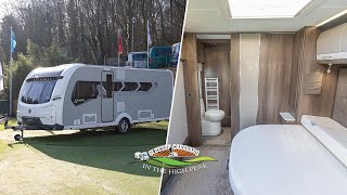 Coachman Laser 575 Xtra 2022 Caravan Model  360 Exterior amp Interior Demonstration Video [upl. by Klayman]