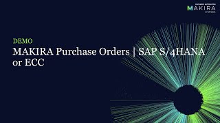 MAKIRA Purchase Orders  SAP S4HANA or ECC [upl. by Mastrianni792]