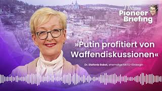 Stefanie Babst quotPutin profitiert von Waffendiskussionenquot l The Pioneer Briefing l 2 Februar 2023 [upl. by Tychon]