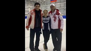 Alexandra Trusova in Kislovodsk training camp [upl. by Eelanaj]