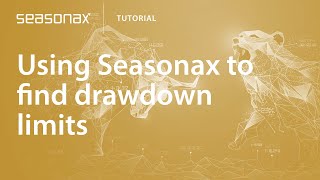 Seasonax Tutorial Using Seasonax to find drawdown limits [upl. by Latty]