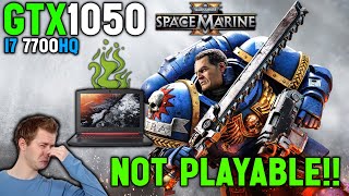 Warhammer 40000 Space Marine 2  GTX1050 2GB  i77700HQ  12GB RAM  Acer Nitro 5 [upl. by Liam440]