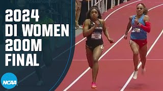 Womens 200m  2024 NCAA indoor track and field championships [upl. by Dnalloh]