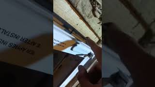 Voici la pause de ma double fenêtre 2x plus isolant astuce vlog renovation travaux bricolage [upl. by Tiffy]