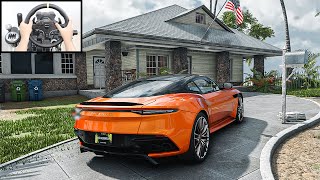 Aston Martin DBS  Crew Motorfest Steering Wheel No HUD Gameplay [upl. by Nosnaj]