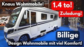 PREISE FALLEN BILLIGSTE WOHNMOBILE EUROPAS 2023 Knaus Sun I 900 LEG 2023 Knaus BOXSTAR DESEO CUV [upl. by Noiramed993]