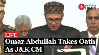 Omar Abdullah Oath LIVE JampK Gets Its New CM As Omar Abdullah Takes Oath  Jammu Kashmir New CM [upl. by Maiocco]