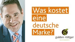 Was kostet eine deutsche Marke ❓ DPMA Gebühren [upl. by Dexter]