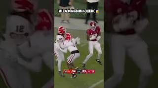 Alabama vs Georgia ending was CINEMA 🍿 [upl. by Crist]