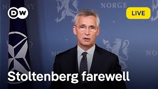 NATO Secretary General Jens Stoltenberg holds farewell speech  DW News [upl. by Wylma138]