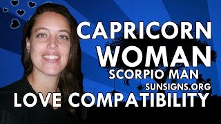 Capricorn Woman Scorpio Man – An Interesting amp Intellectual Match [upl. by Kerat]