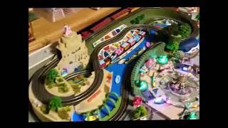 Working miniature Casey Jr train in custom Storybook Land for Olszewski Fantasyland platform [upl. by Animsaj662]