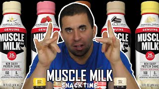 Whats the Best Muscle Milk  SNACKTIME [upl. by Phelia262]