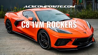 ACS Composite 2020 C8 Corvette 1VM Side Rockers  PN 504035  Installation Video [upl. by Evreh]