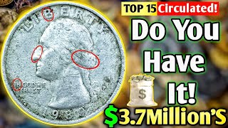 DO YOU HAVE THESE TOP 15 ULTRA RAREST amp MOST VALUABLE WASHINGTON QUARTER DOLLARS WORTH MONEY [upl. by Arodnahs845]