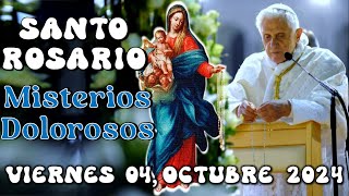 🔵SANTO ROSARIO EN LATÍN MISTERIOS DOLOROSOS Octubre 04 2024 [upl. by Ramalahs]