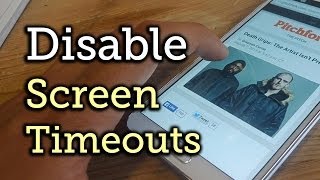 Disable Screen Timeouts for Certain Apps  Samsung Galaxy Note 3 HowTo [upl. by Hniv263]