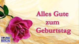 Alles Gute zum Geburtstag Lied ❤️schönes Geburtstagslied 🎶😍Geburtstagswünsche mit Text Lyric Video [upl. by Brigham]