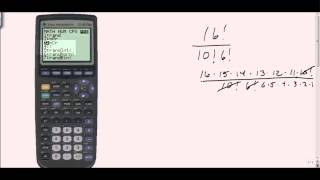 Using your calculator to find factorials [upl. by Viki694]