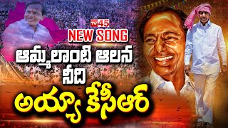 KCR NEW SONG Release  BRS Party  TV45 Telugu [upl. by Virendra]