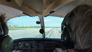 Flintshire Flying School Charlies first landing at Hawarden [upl. by Ratep334]