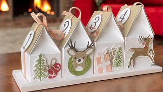 4 Adventsonntage Adventskalender fröhliche Rentiere StampinUp [upl. by Lane]