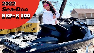 NEW 2022 SeaDoo RXPX 300  Quick Tour [upl. by Aromas444]