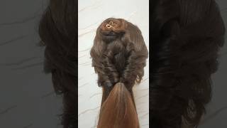 Glamour knotted braid hairstyle hairstyles longhair hairtutorial hairgrowth [upl. by Eelrak]