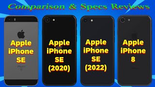 Apple iPhone SE vs Apple iPhone SE 2020 vs Apple iPhone SE 2022 vs Apple iPhone 8  SL Utube [upl. by Lotta]