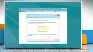 How to change HomeGroup password in Windows® 8 [upl. by Daisy]