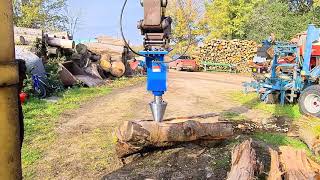 JCS 80 Hydraulic Cone Log Splitter [upl. by Panayiotis]