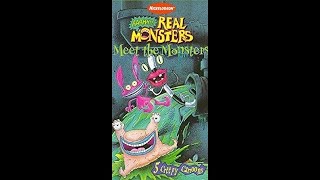 Opening and Closing to AAAHH Real Monsters Meet the Monsters VHS 1997 [upl. by Kerad699]