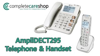 AmpliDECT295 COMBI Photo ID Telephone Plus Extra Handset [upl. by Korman79]