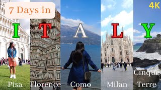 How to spend 7 days in Italy Best Itinerary [upl. by Alberic]