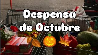 Despensa de Octubre 🍂 vlog vlogs [upl. by Bum]