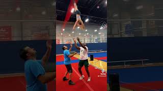 Compilation of coed cheer stunt training [upl. by Ado717]