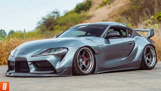 Building a StreetHunter MK5 Toyota Supra in 16 minutes COMPLETE TRANSFORMATION [upl. by Avihs]