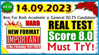 NEW IELTS LISTENING PRACTICE TEST 2023 WITH ANSWERS  14092023 [upl. by Nelda]