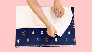 🦋 You dont have to be a tailor Sewing blouse this way is quick and easy [upl. by Adnof]